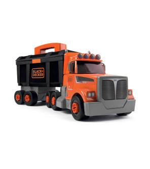 Smoby SM360175 Kamion s pracovním kufříkem Black&Decker Truck a 60 doplňků s nářadím Smoby SM360175 Kamion s pracovním kufříkem Black&Decker Truck a 60 doplňků s nářadím