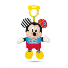 CLEMENTONI Mickey plyšový se zvuky a úchytem CLEMENTONI Mickey plyšový se zvuky a úchytem