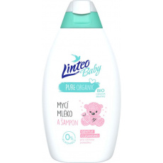 LINTEO BABY Dětské mycí mléko a šampon Baby 425 ml LINTEO BABY Dětské mycí mléko a šampon Baby 425 ml