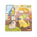 Dětské dřevěné puzzle s úchyty Viga Domácí mazlíčci 4 ks