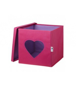STORE IT Box na hračky s okénkem srdce STORE IT Box na hračky s okénkem srdce