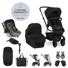 EASYWALKER Set 4XL kočárek Harvey3 Shadow Black/Grey Melange-Safe Orange s příslušenstvím EASYWALKER Set 4XL kočárek Harvey3 Shadow Black/Grey Melange-Safe Orange s příslušenstvím