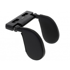 KIK Ergonomická opěrka hlavy do auta černá KIK Ergonomická opěrka hlavy do auta černá