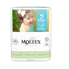 MOLTEX Pure&Nature Pleny jednorázové 5 Junior (11-16 kg) 25 ks MOLTEX Pure&Nature Pleny jednorázové 5 Junior (11-16 kg) 25 ks