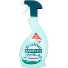 SANYTOL Univerzální dezinfekční čistič spray eukalyptus 500 ml SANYTOL Univerzální dezinfekční čistič spray eukalyptus 500 ml