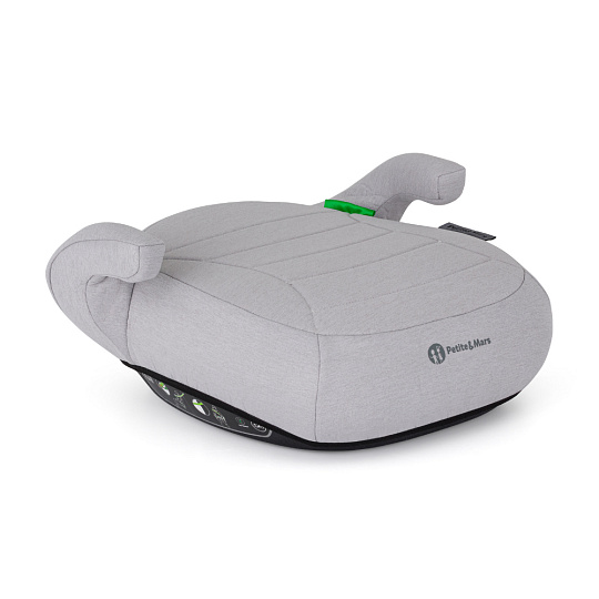 PETITE&MARS Podsedák Zuno Gentle Grey 125 - 150 cm (22-36 kg)