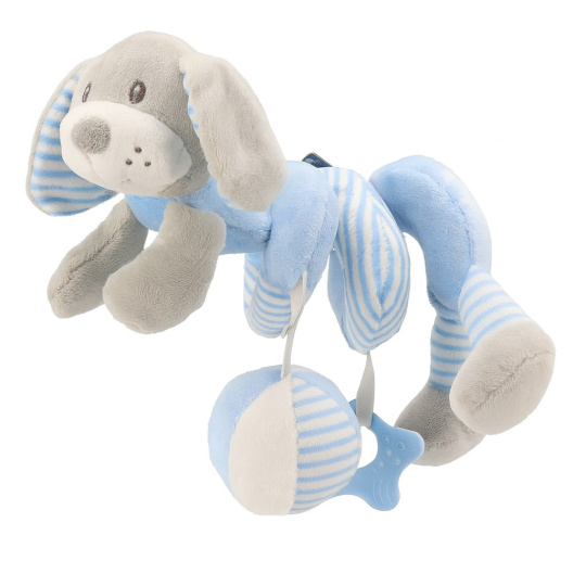 Hračka na postýlku Spirála Baby Mix pes modrý Hračka na postýlku Spirála Baby Mix pes modrý