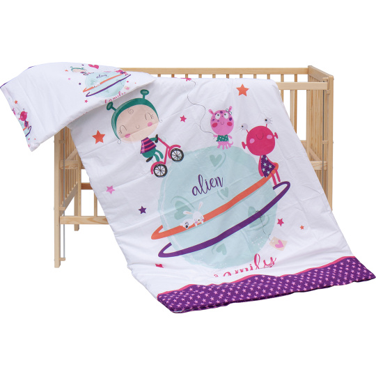 Scarlett Povlečení do postýlky 2dílné - Scarlett Moly - 135 x 100 cm Scarlett Povlečení do postýlky 2dílné - Scarlett Moly - 135 x 100 cm