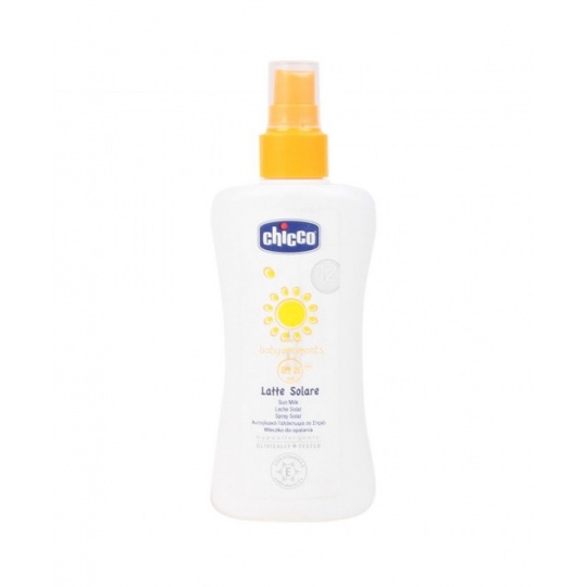 Opalovací mléko ve spreji-faktor SPF 25 - 150 ml Chicco DOPRODEJ