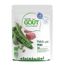 GOOD GOUT BIO Hrášek s telecím masem 190 g GOOD GOUT BIO Hrášek s telecím masem 190 g