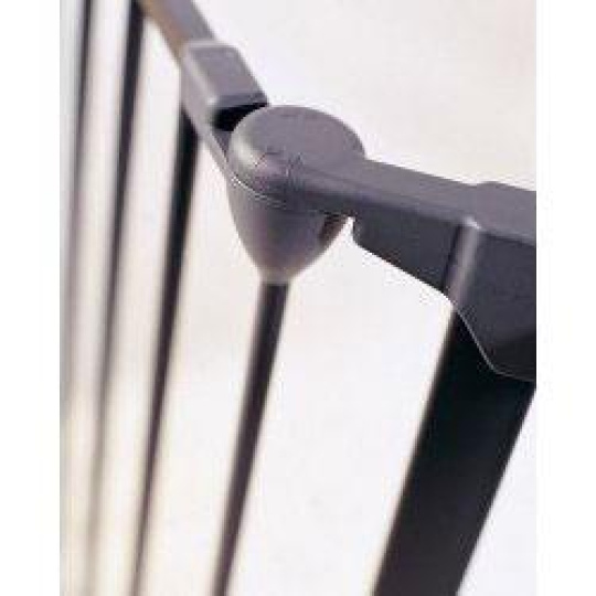 BABYDAN Prodloužení pro prostorovou zábranu Flex černé 33 cm BABYDAN Prodloužení pro prostorovou zábranu Flex černé 33 cm