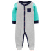CARTER'S Overal na druky Grey chlapec PRE
