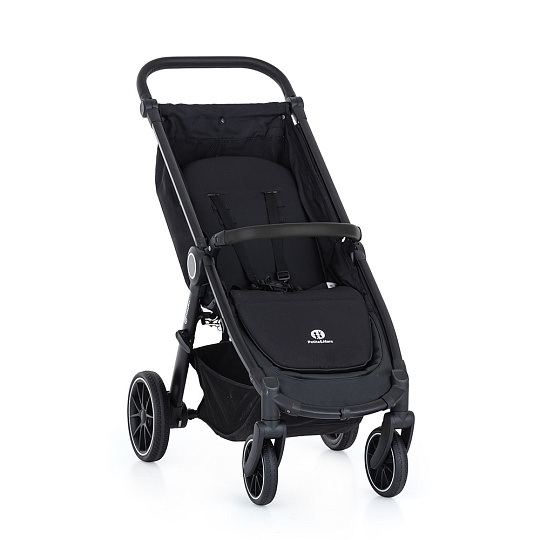 PETITE&MARS Kočárek Street+ Black konstrukce bez koleček