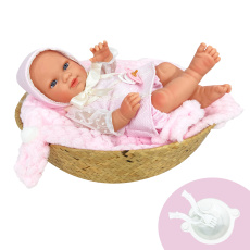 NINES REBORN BABY plaváček holka 37 cm 31422