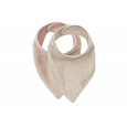 Bryndáček bandana 2ks Silk Rose / Sand