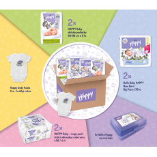 BELLA HAPPY BABY Start Box Pleny jednorázové 1 Newborn (2-5 kg) BELLA HAPPY BABY Start Box Pleny jednorázové 1 Newborn (2-5 kg)