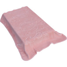 Scarlett Španělská deka 6654 - růžová, 80 x 110 cm
