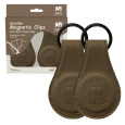 Sipo Magnetické klipy na kočárek, 2ks, hnědá