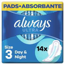 ALWAYS Ultra Night Vložky hygienické 14 ks ALWAYS Ultra Night Vložky hygienické 14 ks