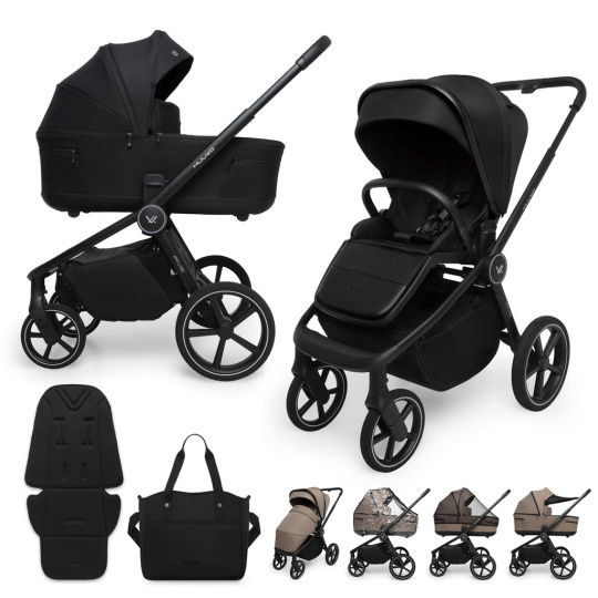 MUUVO Kočárek kombinovaný Five 2v1 Classic Black MUUVO Kočárek kombinovaný Five 2v1 Classic Black