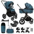 MUUVO SET Kočárek 4v1 Quick SE 2 Paradise gold set + CYBEX Aton B2 i-Size