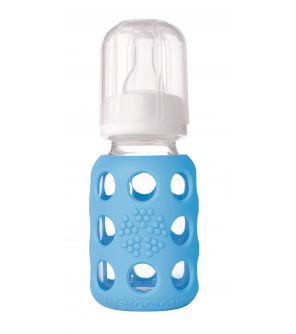 Lifefactory kojenecká láhev 120ml sky blue Lifefactory kojenecká láhev 120ml sky blue