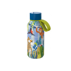 Nerezová termoláhev Solid Kids s poutkem Jungle 330 ml