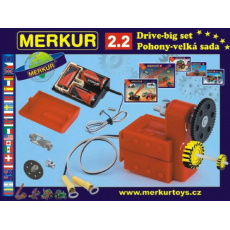 Stavebnice MERKUR 2.2 Pohony a převody v krabici 36x27cm Stavebnice MERKUR 2.2 Pohony a převody v krabici 36x27cm