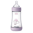 CHICCO Láhev kojenecká antikoliková Perfect5 240 ml dívka střední průtok 2m+
