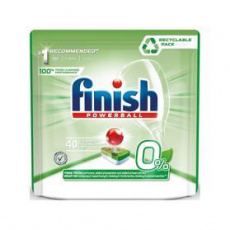 FINISH 0 % tablety do myčky nádobí 40 ks FINISH 0 % tablety do myčky nádobí 40 ks