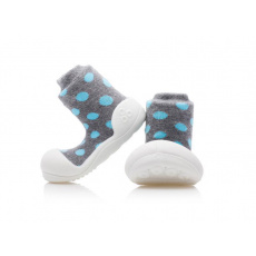 ATTIPAS Botičky dětské Polka Dot Gray L ATTIPAS Botičky dětské Polka Dot Gray L
