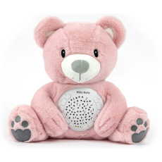 Plyšový usínáček medvídek s projektorem Milly Mally Bear pink Plyšový usínáček medvídek s projektorem Milly Mally Bear pink