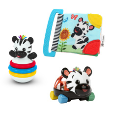 BABY EINSTEIN Dárkový set multisenzorických hraček Zen the Zebra™ 3m+ BABY EINSTEIN Dárkový set multisenzorických hraček Zen the Zebra™ 3m+