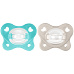 CHICCO Dudlíky PhysioForma® Dual Soft modré 6-16m, 2 ks