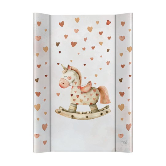 CEBA BABY Podložka přebalovací 2-hranná s pevnou deskou (50x70) Ultra Light Rocking Horse