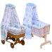 Scarlett Nebesa nad Mojžíšův košík pro miminko a kolébky - Scarlett Pupis - modrá