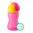 Philips AVENT Hrneček s ohebným brčkem 300 ml dívka