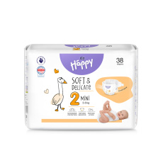 BELLA HAPPY Baby Pleny jednorázové Mini 3-6 kg 38 ks