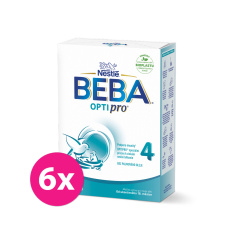 6x BEBA OPTIPRO® 4 Mléko batolecí, 500 g