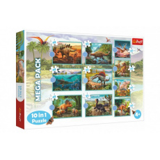 Puzzle 10v1 Seznamte se se všemi dinosaury v krabici 40x27x6cm Puzzle 10v1 Seznamte se se všemi dinosaury v krabici 40x27x6cm