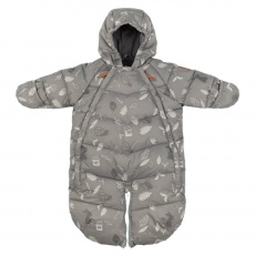 LEOKID Baby Overall Gray Blue Forest 3-9 měsíců LEOKID Baby Overall Gray Blue Forest 3-9 měsíců