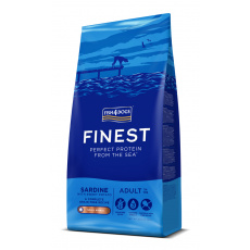 FISH4DOGS Granule malé pro dospělé psy Finest sardinka se sladkými bramborami 6 kg, 1+