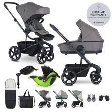 EASYWALKER Kočárek kombinovaný Harvey⁵ Pebble Grey XXL RWS + KIDDY Evoluna i-size 2 + základna EASYWALKER Kočárek kombinovaný Harvey⁵ Pebble Grey XXL RWS + KIDDY Evoluna i-size 2 + základna