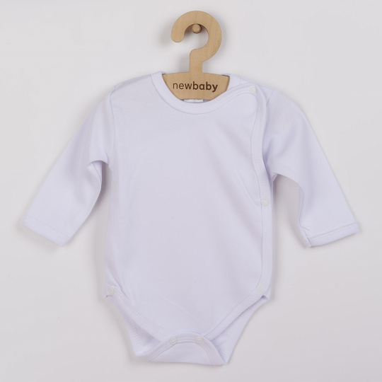 Kojenecké body celorozepínací New Baby Classic bílé