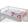 Scarlett Dětská postýlka s kompletní výbavou Scarlett 120 x 60 cm - Bandy