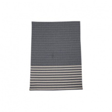 DF MARE KIDS Dětská deka Honeycomb with Stripes Grey 70 x 90 cm