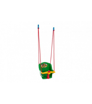 Houpačka Baby s pískátkem plast zelená nosnost 20kg 35x34x35cm Houpačka Baby s pískátkem plast zelená nosnost 20kg 35x34x35cm