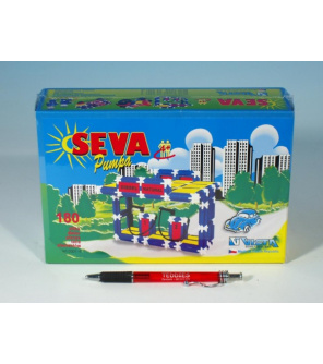 Stavebnice Seva Pumpa Benzina plast 180ks v krabici 22x15x6cm Stavebnice Seva Pumpa Benzina plast 180ks v krabici 22x15x6cm