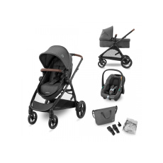 Zelia S Trio kočárek 3v1 Dark Grey Zelia S Trio kočárek 3v1 Dark Grey