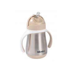 Hrnek termoizolační s brčkem nerez 250ml Clay Earth Hrnek termoizolační s brčkem nerez 250ml Clay Earth